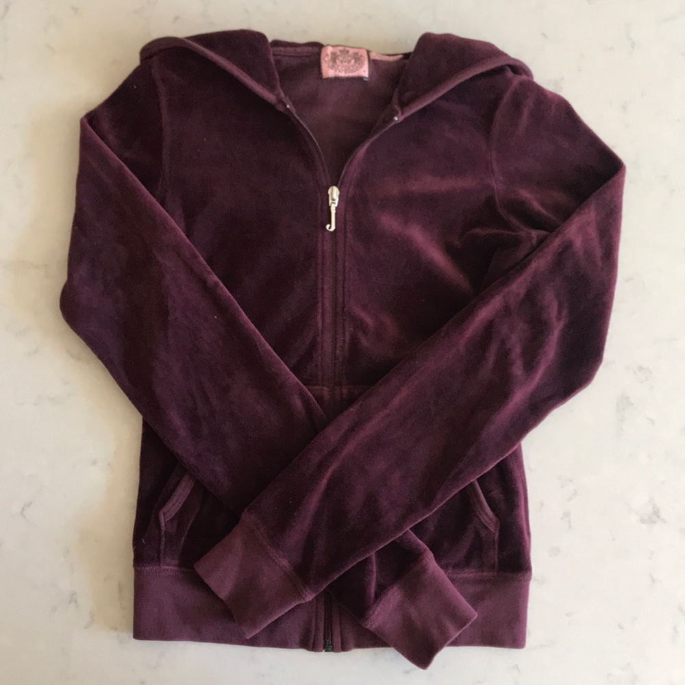 Juicy Couture Velour Zip-Up Hoodie